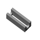 DITON Vpusťový kus přírodní 50/20/20 cm pro štěrbinový žlab